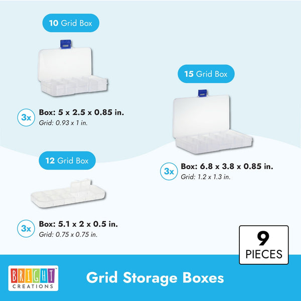 Clear Plastic Jewelry Box Organizer with 216 Label Stickers, Divided G –  BrightCreationsOfficial