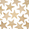Unfinished Wood Stars for Crafts (2 in, 50 Pack)