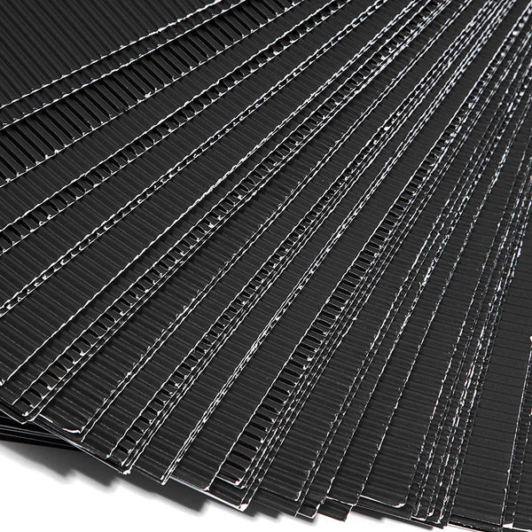 Corrugated Black Cardboard