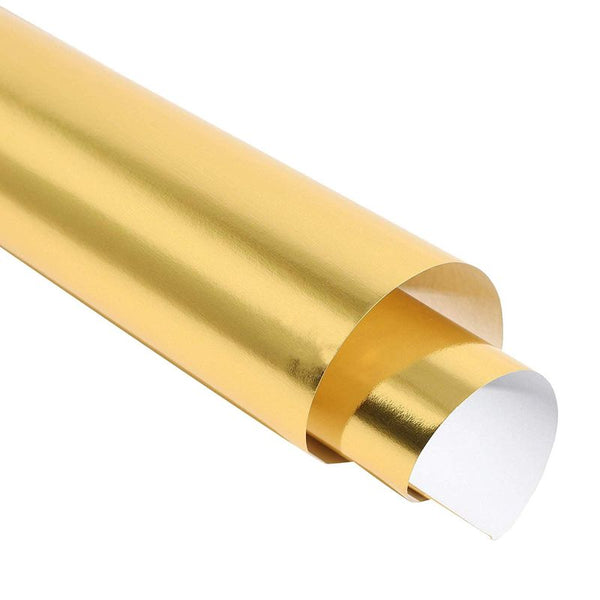 Gold Metallic Foil Sheets for Crafts (11 x 8.5 In, 50 Pack)