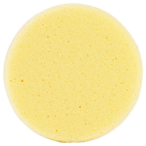 Round Synthetic Sponges for Painting & Crafts (3.5 x 1 in, Light Yellow, 20 Pack)
