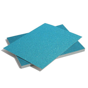 Blue Glitter Cardstock Paper for DIY Projects, Arts and Crafts (11 x 8.5 In, 24 Pack)