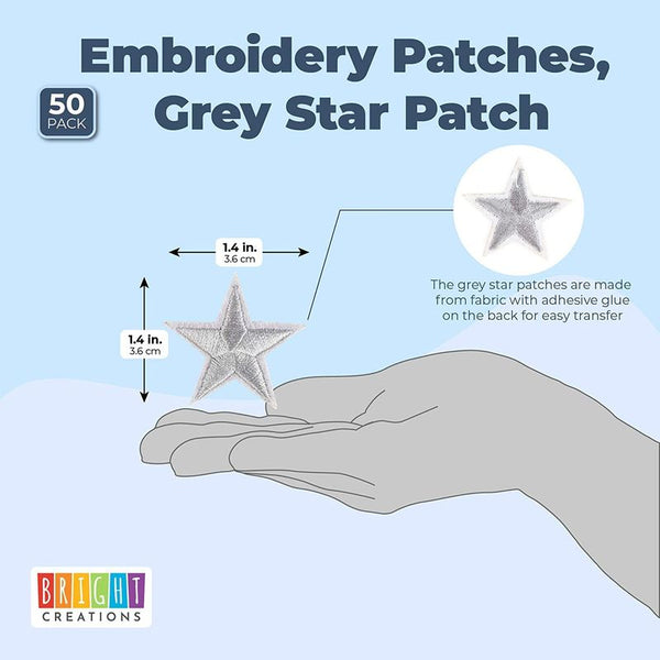 Small Gold Star Embroidery Sequin Patches for Clothing, Iron On Sewing –  BrightCreationsOfficial