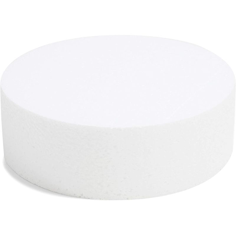 Craft Foam Disk, Blank Circles for DIY and Art (6 x 6 x 2 in, 6 Pack)