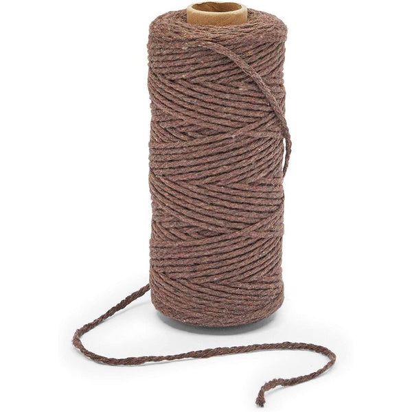 Brown Macrame Cotton Cord 492 Feet, Rope Craft Supplies (3mm, 164 Yard –  BrightCreationsOfficial