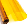 Orange Cellophane Wrap Rolls for Gift Wrapping, 17 Inches x 10 Feet (4 Pack)