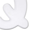Foam Letters for Crafts, Letter Q (White, 12 in)