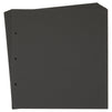 Black 10x10 Scrapbook Paper for Halloween, Kraft Photo Album Refill Pages (20 Sheets)