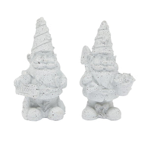 Gnomes Ceramic Painting Kit for Kids Adults and Teens with 3ml Paint Pod Strips, 2 Brushes, 2 Ready-To-Paint Ceramics