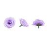 Mini Lavender Silk Artificial Flower Heads for Crafts, Decorations (2 In, 75 Pack)