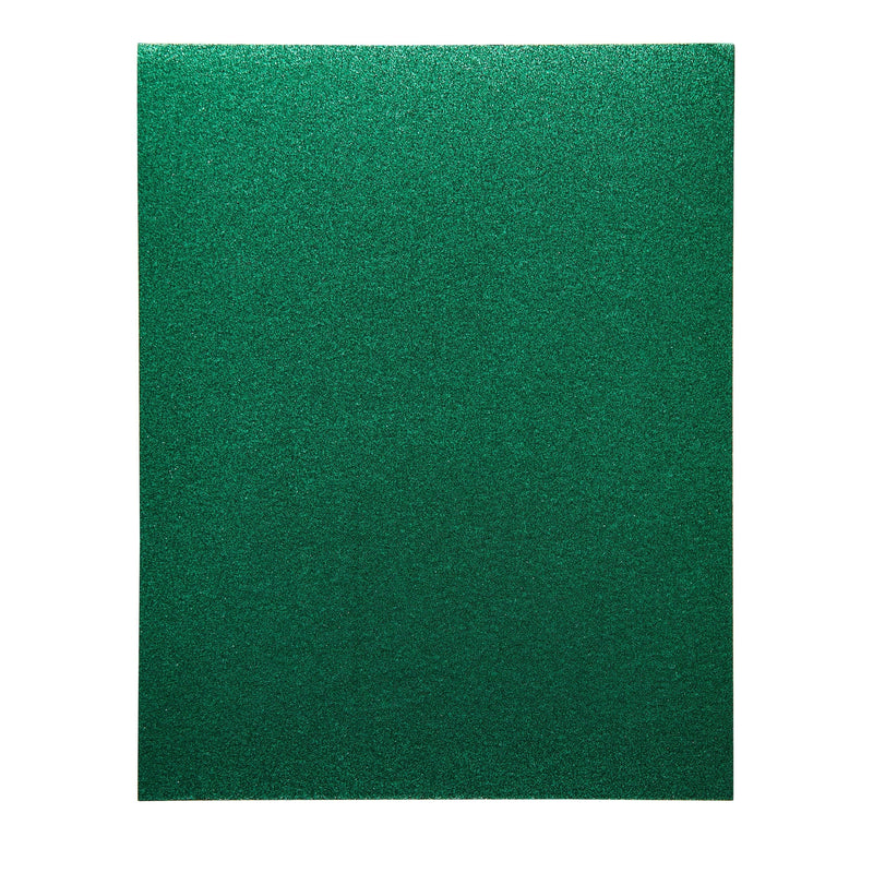 30 Sheets Green Glitter Cardstock Paper for DIY Crafts, Card Making, Invitations, Double-Sided, 300gsm (8.5 x 11 In)