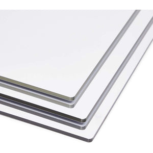 Acrylic Mirror Sheets, Shatter Resistant (3mm, 11 x 8.5 in, 3 Pack)