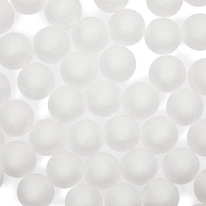 Bright Creations 1-Inch Foam Balls, Small White Spheres for DIY Crafts (350 Pack)