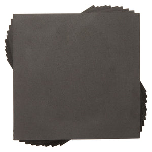 10-Pack Black EVA Foam Sheets, 9.6x9.6-Inch 10mm Thick High-Density Foam Squares for Arts and Crafts Supplies, Cosplay Costumes and Custom Crafted Armor, Formable Foam for Crafting