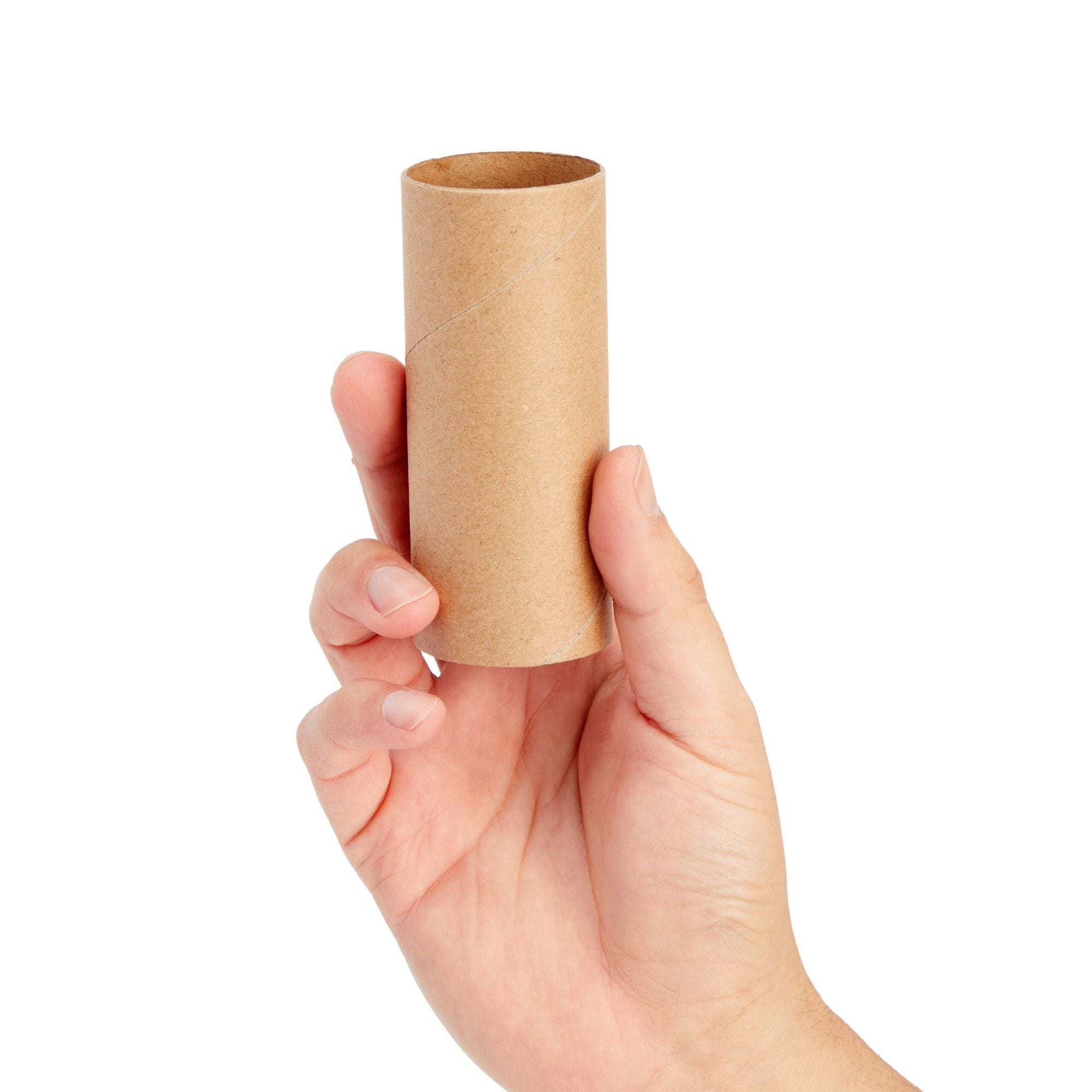 Brown Cardboard Tubes for Crafts, DIY Craft Paper Roll (1.75 x 10 In, 12 Pk)