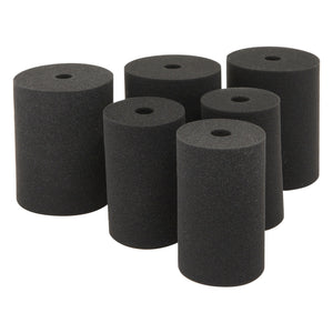Foam Cup Turner Inserts for 10 oz to 40 oz Tumblers (Black, 6 Pack)