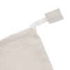 DIY White Cotton Cosmetic Makeup Zipper Pouch (8 x 11 in, 5 Pack)