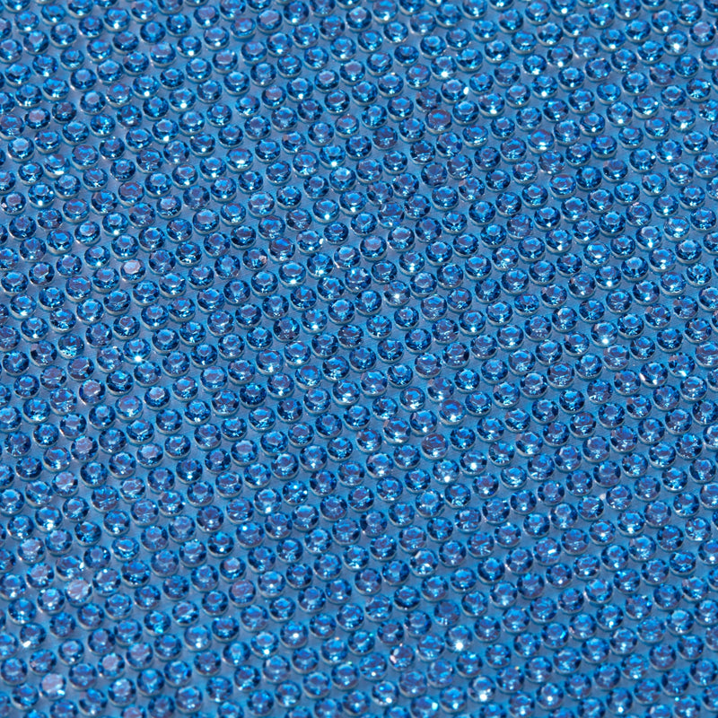 12x16-Inch Blue Self-Adhesive Rhinestone Sheet, Bling Glitter Sticker with 22,000 Individual 2mm Crystals for Decorating, Jewelry Making, Crafting and Art Supplies