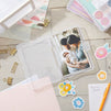 Clear Photo Storage Box, 1 Container for 4x6 Inch Pictures with 16 Inner Cases (17 Pieces)