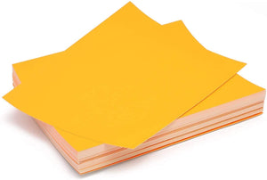 Neon Orange Cardstock Paper for DIY Crafts (8.5 x 11 in, 96 Sheets)