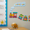 ABC Alphabet Train Bulletin Board Borders for Preschool Kindergarten Classroom (31 Pieces)