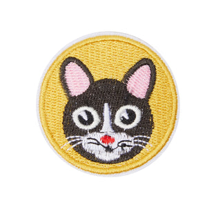 Cat and Fish Iron On Patches (20 Piece Set) Cute Embroidered Applique Sew On Clothing, Backpacks, Hats, Jackets