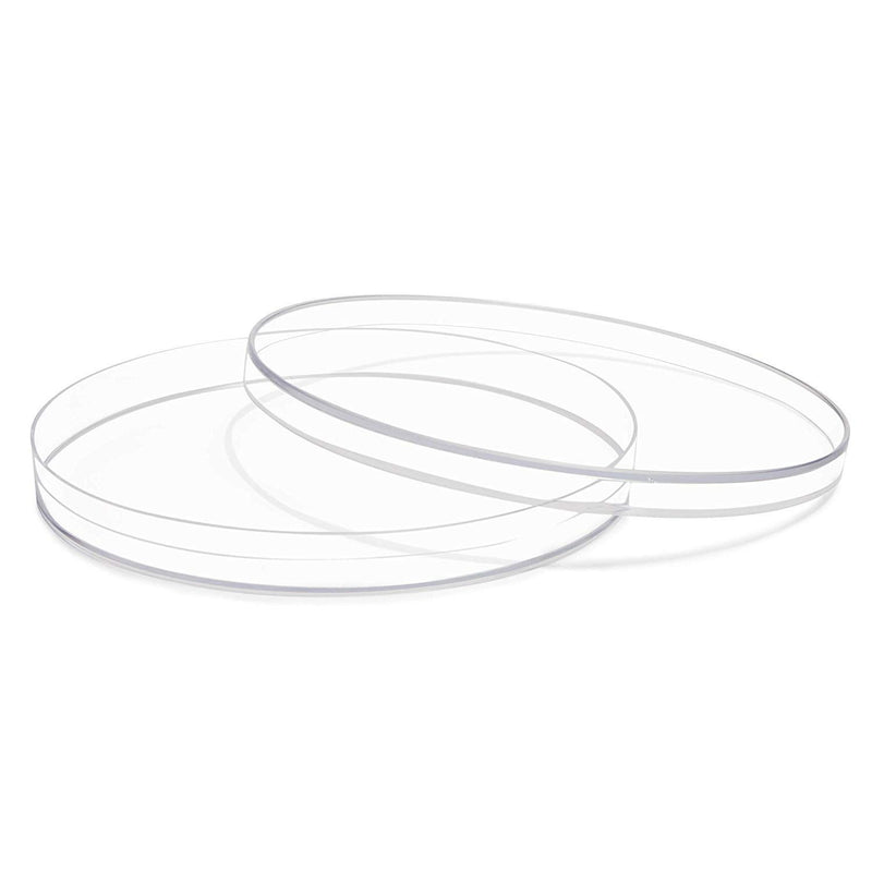 Polystyrene Petri Dish (Plastic, 3.7 in, Clear, Pack of 10)