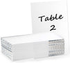 Clear Acrylic Place Cards for Weddings, Table Seating Card (5x7 In, 20 Pack)
