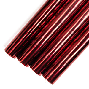 Clear Red Cellophane Gift Wrapping (17 in x 10 Feet, 4 Pack)
