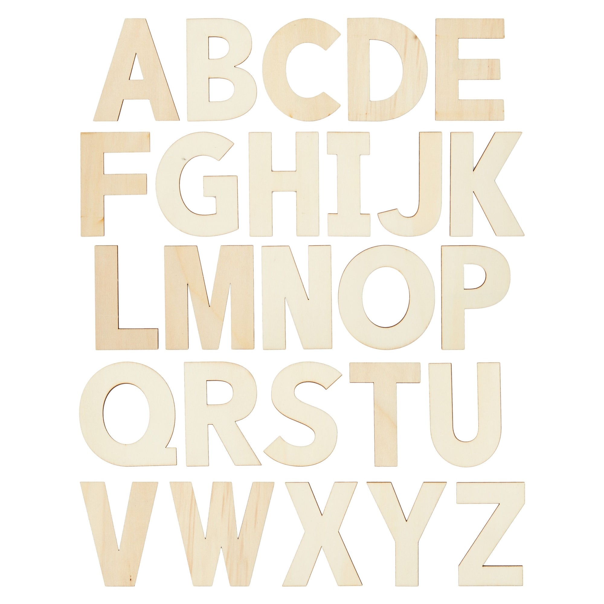 Wooden Monogram Alphabet Letters A-Z (6 Inches, 26 Pack)  Wood monogram, Cursive  wooden letters, Monogram alphabet