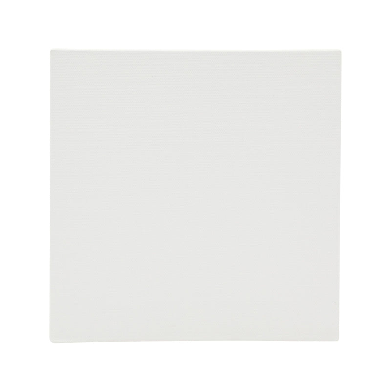 14-Pack Art Canvas, 8x8-Inch Stretched White Canvas Panel, 3mm Thick Paperboard Primed with Acid-Free Acrylic Titanium Gesso, Suitable for Acrylic and Oil Paints and Other Wet or Dry Media