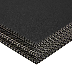 30 Sheets Black Glitter Cardstock Paper for DIY Crafts, Card Making, Invitations, Double-Sided, 300gsm (8.5 x 11 In)