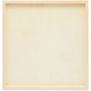 Bright Creations Unfinished Wood Canvas Boards for Painting, 20 x 20 and 18 x 18 in (4 Pieces)