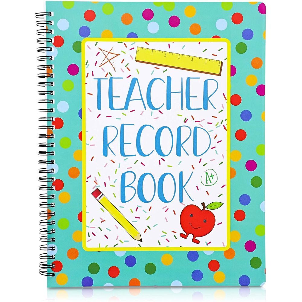 Spiral Bound Weekly Lesson Planner for Teachers, Record Book (8.5 x 11 In)