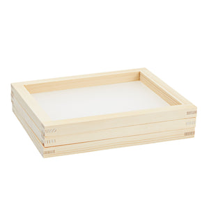 3 Pack Wood Silk Screen Printing Frame Kit for Beginners and Kids, 8x10 Wood Frame, 110 White Mesh