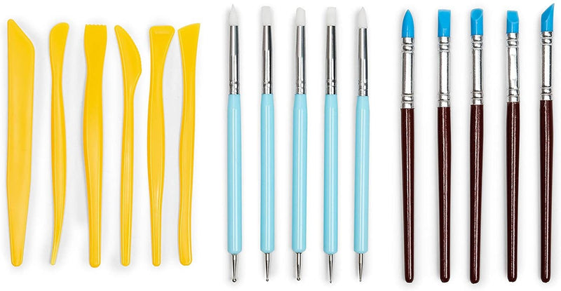 Sculpting Clay Tool Set, Polymer Clay Tools for Crafts (16 Pieces)