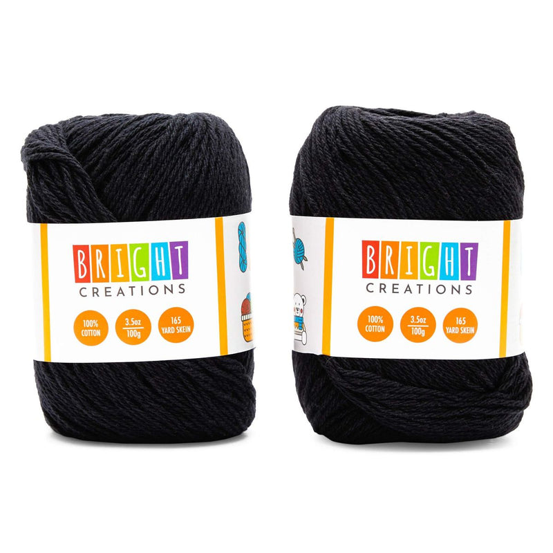 Kit: EDINBURGH + BLACK, Cotton yarn