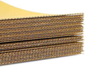 Bright Creations Corrugated Sheets for Invitations and Projects – Pack of 30, Gold