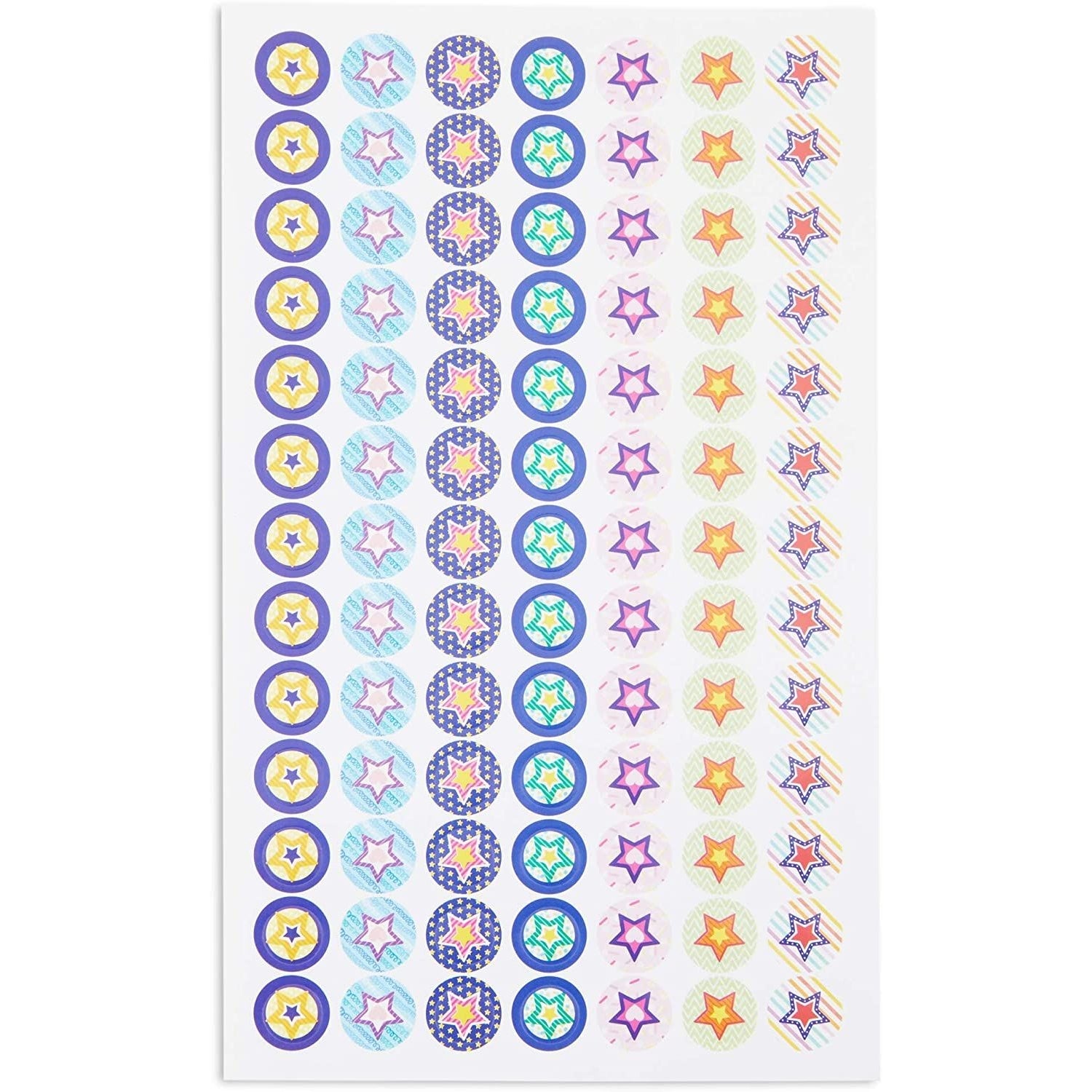 2730 Count Teacher Star Reward Stickers for Kids and Students, Small  Sticker for Behavior Chart, Classroom Supplies, 30 Sheets, Assorted Designs