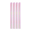 Clear Pink Cellophane Wrap Roll, 17 Inches x 10 Feet (4 Rolls)