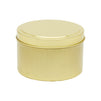 Gold Tin Jars for Candle Making, 8 oz Containers with Lids, Labels (24 Pack)