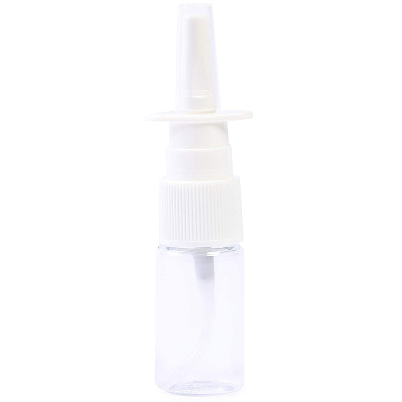Clear Empty Nasal Spray Bottles (0.35 oz, 24 Pack)