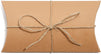 Kraft Paper Pillow Gift Box Set (50 Pack)