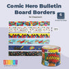 Comic Book Bulletin Board Borders for Classroom (6 Designs, 78 Pieces)