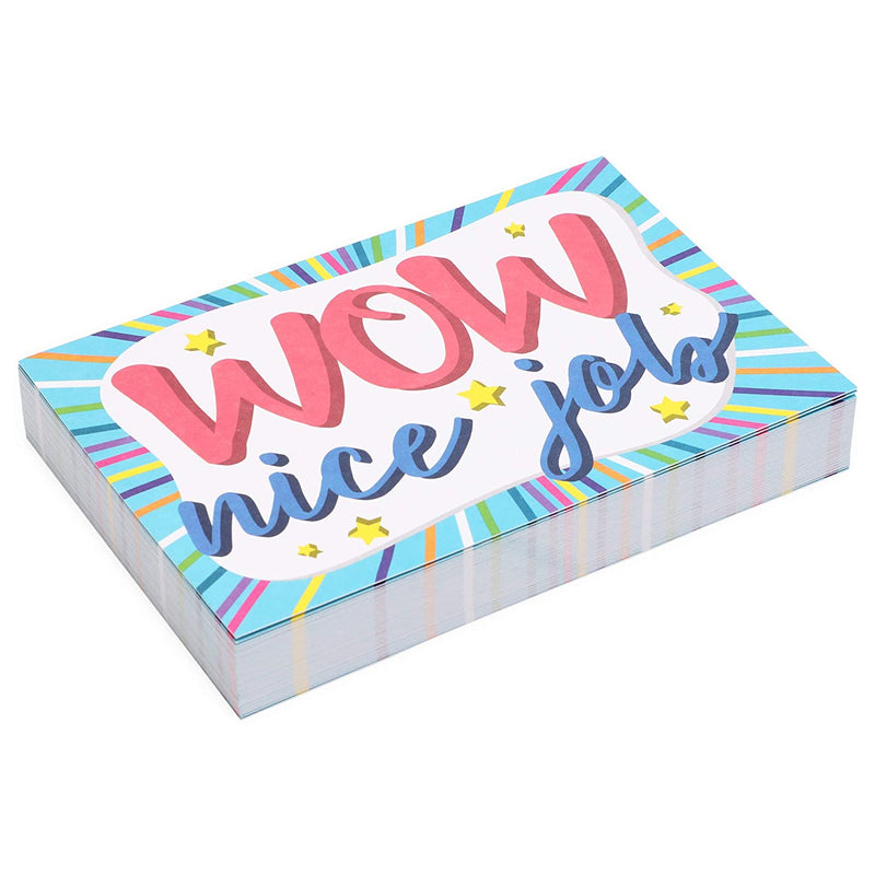 Wow Great Job Inspirational Postcards (4 x 6 in, 50 Pack)