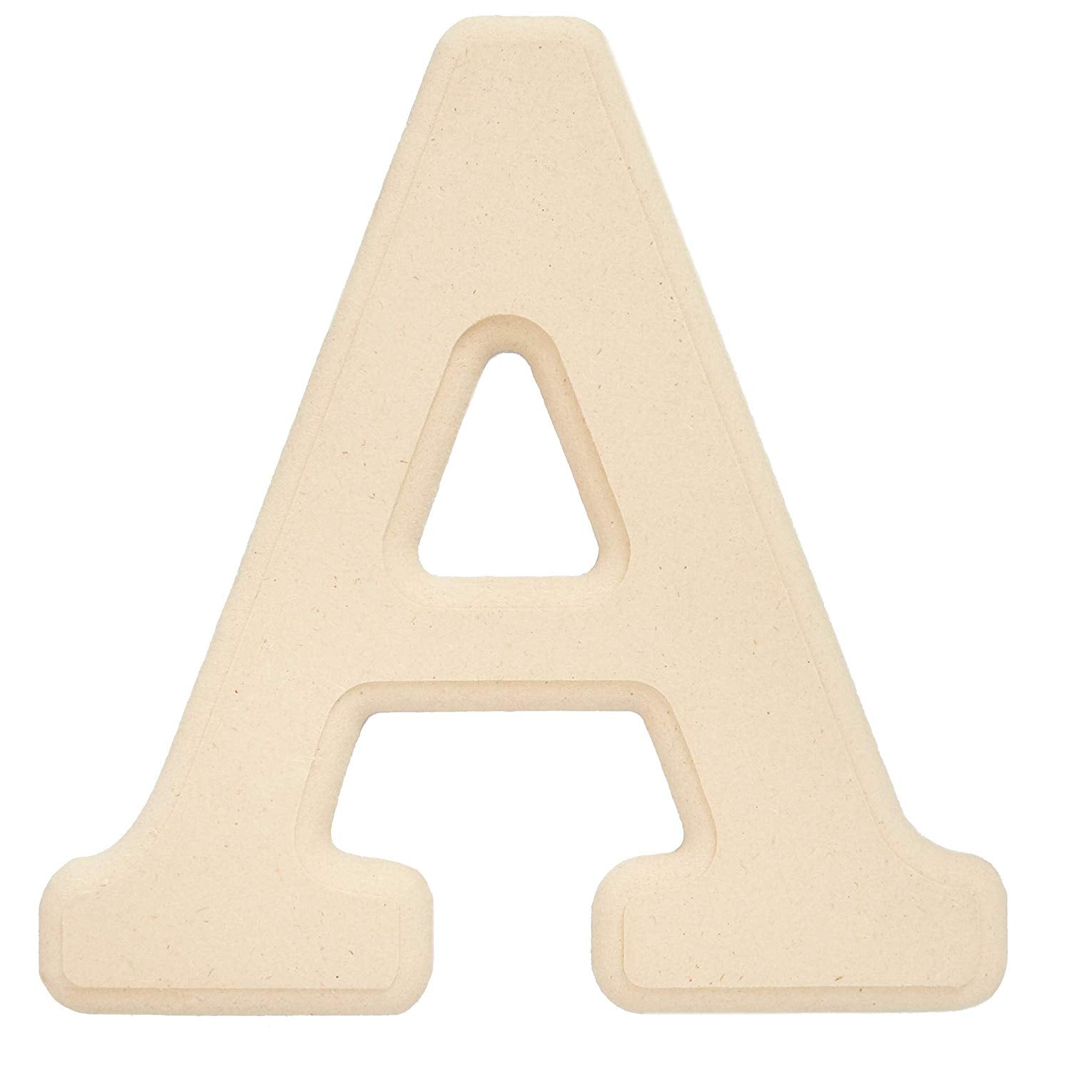 White Wood Letters 4 Inch, Wood Letters for DIY, Party Projects (Z)