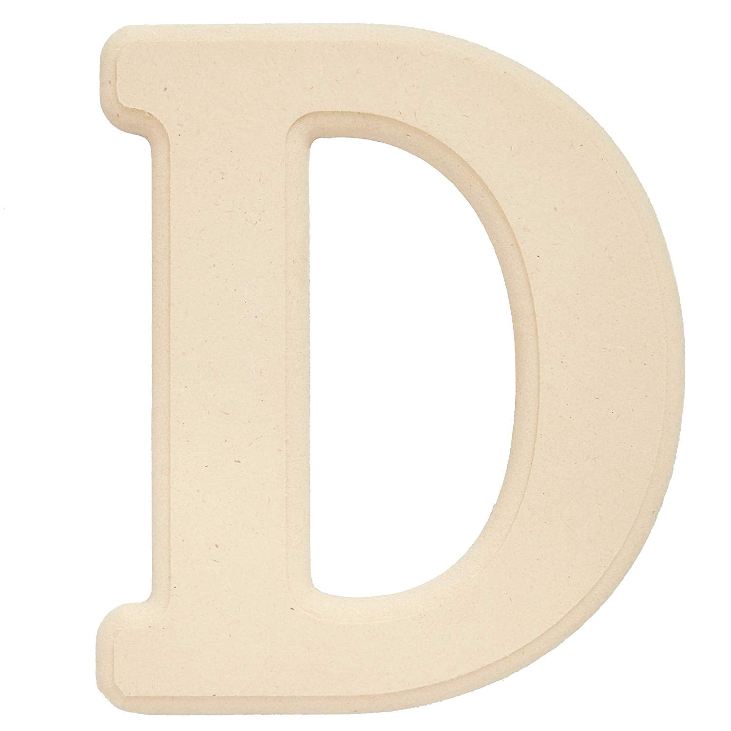 White Wood Letters 3 Inch, Wood Letters for DIY Party Projects (B)