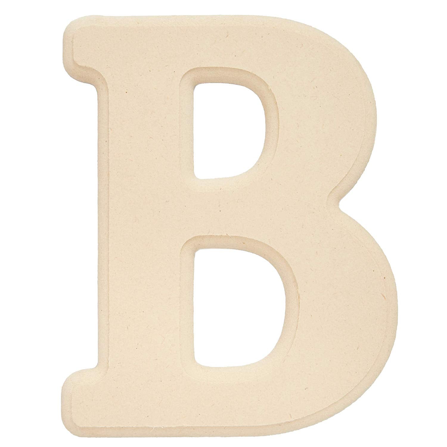 Bright Creations 26 Pieces Wooden Alphabet Letters for Crafts, 6-Inch ABCs for Painting, DIY Projects, Home Decor (0.1 Thick)