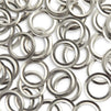 Silver Metal Grommets, Eyelet Rings (0.8 in, 300 Pieces)