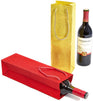 Wine Bottle Gift Bags with Handles, in Red, Green, Gold, Blue (13 in, 12-Pack)